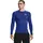 Armour HeatGear Compression Langarm blau/weiss S