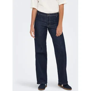 Jdy Jdyvanessa Midwaist Wide Jeans Dunkelblau 40/30