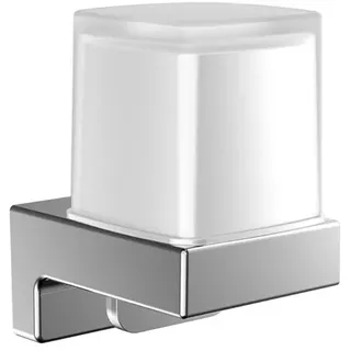 emco cue Flüssigseifenspender, chrom, Stulpbecher aus Kristallglas, 322100100