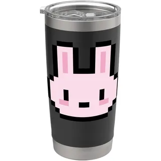 Frohe Ostern Gaming Bunny Pixel Rabbit Videospieler Herren Jungen Doppelwandiger Edelstahl-Thermobecher