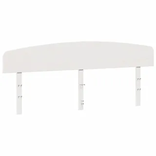 vidaXL Kopfteil Weiß 180 cm Massivholz Kiefer