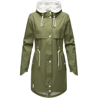 Kurzmantel NAVAHOO "Kurzmantel Xankaa", Damen, Gr. XXL, grün (dusty olive), Obermaterial: 100% Polyester PES.  Obermaterial: Futter: 100% Polyester PES., Mäntel Kurzmantel
