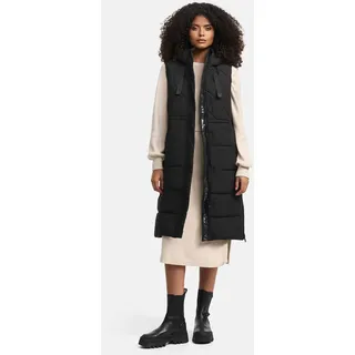 Steppweste MARIKOO "Marikoo Narikaa Damen Winterweste N018", Damen, Gr. XL, schwarz, Obermaterial: 100% Polyester PES., Westen Steppweste