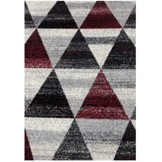 CREVICOSTA QUALITY MARK MARCAS DE CALIDAD Carmina-Teppich, Kurzflor Wolle (Rot, 55 x 110 cm)