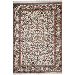 Cazaris Orientteppich , Creme , Textil , Floral , rechteckig , 250x300 cm , Care & Fair, AZO-frei, Handmade in India , für Fußbodenheizung geeignet, in verschiedenen Größen erhältlich, leicht zusammenrollbar , Teppiche und Böden, Teppiche, Orientteppiche
