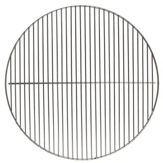 Brandsseller Grillrost Edelstahl Ø 44,5 cm – robuste & rostfreie Rostauflage als Ersatzrost – passend für z. B. 47 cm Kugelgrill von Weber und andere Marken, BBQ Zubehör – ohne seitliche Klappen