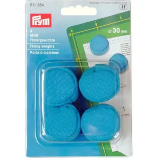 Prym 611384 Fixiergewichte, Baumwolle und Sand, Blau, 30 mm