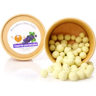 Schwarze Johannisbeere in weißer Schokolade mit Joghurt