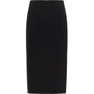 aleva Damen Strickrock 11019569-AL04, Schwarz, XS/S