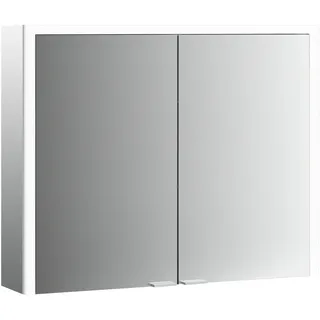 emco prime 3 Spiegelschrank, 1200mm, 2 Türen, Aufputzmodell, 949707205, Farbe: aluminium/spiegel