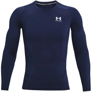 Under Armour HeatGear Armour langarm Funktionsshirt Herren 410 midnight navy/white M