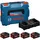 EXPERT 18V System Hochleistungs-Starter-Set: 2x EXBA18V-55 + 2x EXBA18V-80 + 1x mobiles, ultraschnelles Parallelladegerät EXAL18V2-320, L-Boxx