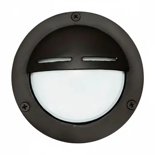 Wandlampe außen rund Ø 14 cm IP64 Schwarz G9 Maritim Echt-Messing Glas Leuchte