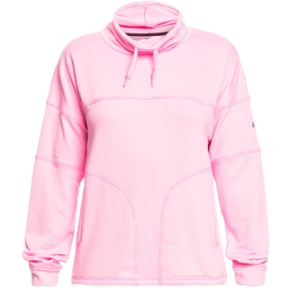 Roxy Vertere - Fleece-Oberteil mit Waffelstrick für Frauen Rosa