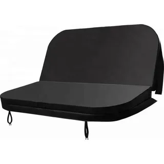 Outdoor Spa Cover Whirlpool-Abdeckung Wetterschutzabdeckung 200x200 cm - Schwarz