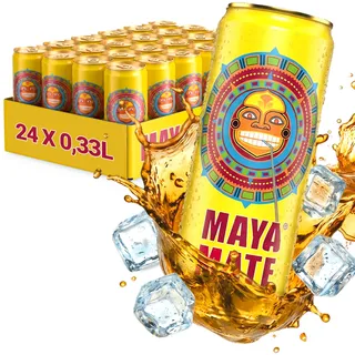 Maya Mate | 24x330 ml Dosen | natürlicher Energy Drink mit Mate