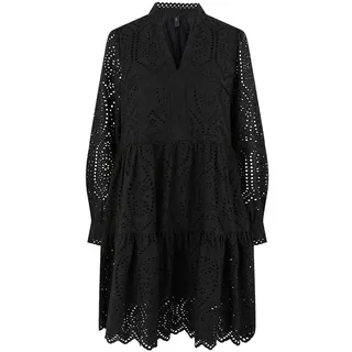 Yas Holi S Langärmliges Kurzes Kleid - Black - S