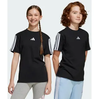 adidas Essentials T-Shirt, Black/White, 9-10 Years