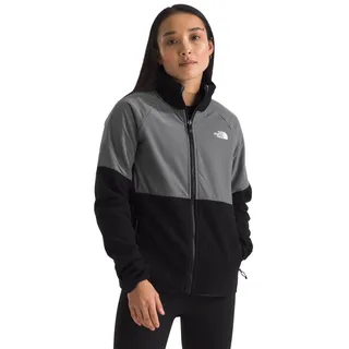 THE NORTH FACE Damen Glacier Heavyweight Full Zip Fleecejacke, Tnf Black/Smoked Pearl, XXS