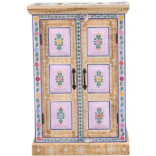 Boho Kommode Sideboard Kommodenschrank Massivholz Highboard Komode Flur Möbel