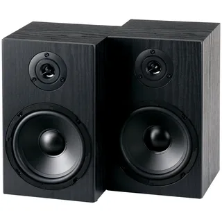 McGrey BSS-265 BK 6,5" HiFi Regallautsprecher Paar Schwarz - Schwarz
