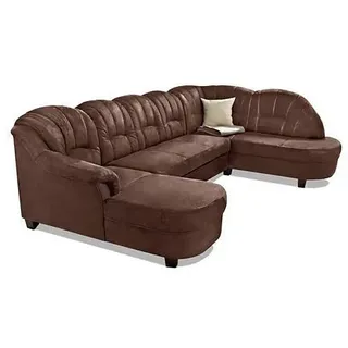 Home Affaire Wohnlandschaft U-Form 288cm Braun
