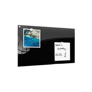 ALLboards Glas-Magnettafel 60,0 x 40,0 cm schwarz