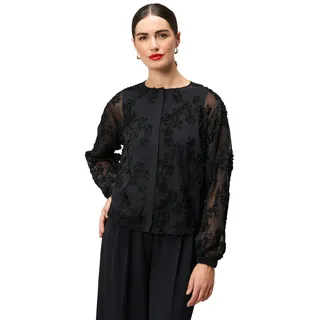 Zero Chiffonbluse »Chiffonbluse mit Blumenmuster«