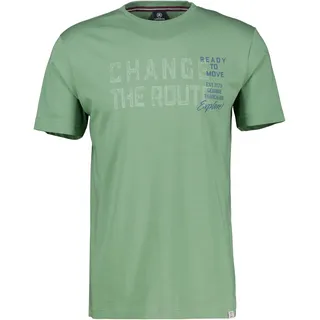 LERROS T-Shirt mit Schriftzug, grün