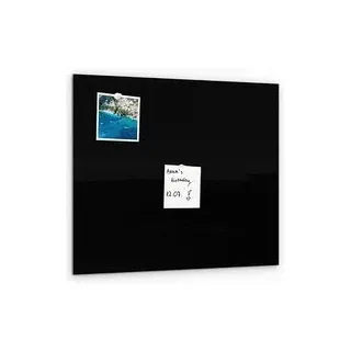 ALLboards Glas-Magnettafel 100,0 x 80,0 cm schwarz