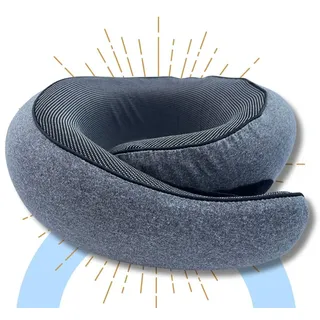 Orthopädisches Nackenkissen – Ergonomisches Kissen aus Memory Foam Schaum für Lendenwirbel, Rücken & Nacken | Ideal für Büro & langes Sitzen, fördert eine gesunde Haltung & lindert Verspannungen