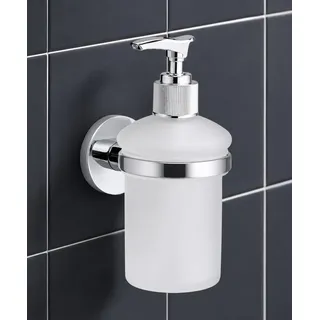 IPEA Seifenspender Selbstklebender Wandmontierter Spenderhalter – Keine Bohrung Erforderlich – Modernes Design – Eleganter Wandhalter für Flüssigseife zum Ankleben im Bad, in der Dusche, im Haus