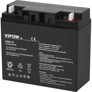Batterie 12V 20Ah gel Vipow UPS PIEC