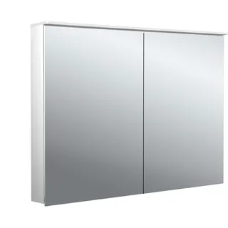 emco flat 2 design LED-Lichtspiegelschrank mit integrierter Beleuchtungsegel, 2 Türen, 1000x711x113mm, 979706404