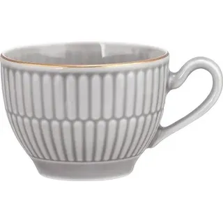 Seltmann Weiden Amina silbergrau/Goldrand Espressoobertasse 0,10 l - Grau, Gold