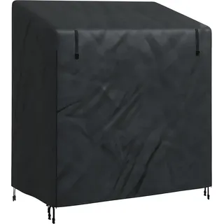Hollywoodschaukel-Abdeckung 135 x 100 x 165 cm - Schwarz