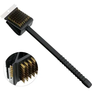 Grillbürste mit Kupferdraht und Schwamm 3 in 1