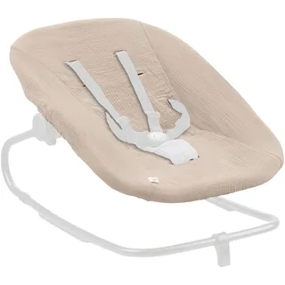 Hauck Kindersitzbezug "Schonbezug für Babywippe; Highchair Bouncer Cover" Schonbezug für Babywippe Highchair Bouncer/High Chair Bouncer Eco, beige