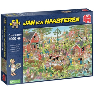 JUMBO Spiele Jumbo Jan van Haasteren Mittsommerfest, Comic-Puzzle, 1000 Teile