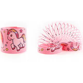 Magische Spirale Einhorn - 7cm Treppenläufer - Antistress Spielzeug - Bunt - Kinder Geschenkidee