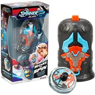 Bizak Spinner Mad 2 Shake, einzelner Kreisel mit fortschrittlichem Mechanismus, Dark Bull, Kampfspielzeug für Jungen und Mädchen ab 5 Jahren, 6 Sammeln, Bizak (62006323-6)