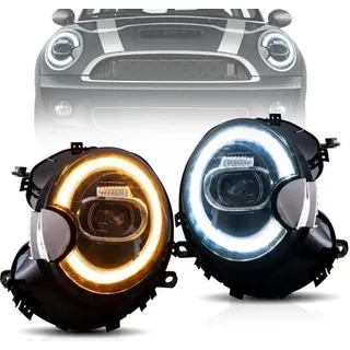 vland motor VLAND Scheinwerfer für Mini R55 R56 R57 R58 R59 2007-2013, Mit E-Prüfzeichen