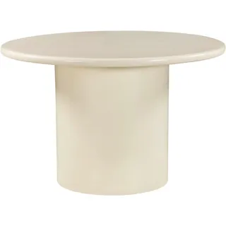 Mid.you Esstisch , Weiß , Holz , Mangoholz , vollmassiv , Holz , rund , rund , 120x76x120 cm , gastro- und objekttauglich , Esszimmer, Esstische, Esstische rund