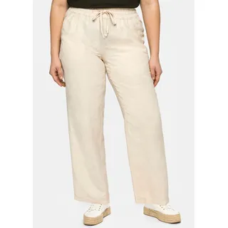 Sheego Leinenhose, beige