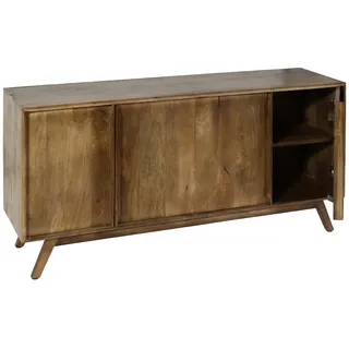 Mendler Sideboard 72 x 146 x 43 cm natur / Braun