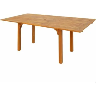 Aktive Akazie Ausziehtisch 200 x 74 x 100 cm Braun