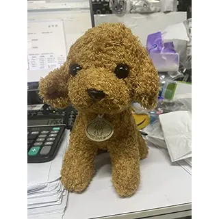 Uposao Realistische Teddy Dog Teddy Hunde Spielzeug Kuscheltier für Kinder Plüschhund Puppe Stofftier Hund Simulation Spielzeug Plüschtiere Welpen Kissen Geschenke für Jungen Mädchen Babys