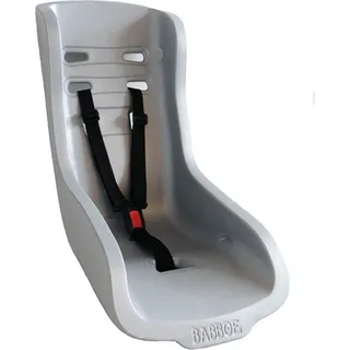 Babboe Kleinkindersitz Babboe grau, inkl. Gurte + Montagematerial