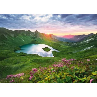 Ravensburger Puzzle Allgäuer Bergsee - 1000 Teile Puzzle für Erwachsene