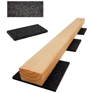Terrassenpads 100 x 50 mm x 3mm 6mm 8mm 10mm 20mm | Unterleger aus Gummigranulat | Stärke und Menge auswählen (100 x 50 x 10 mm Menge: 500 Stück)